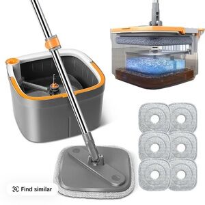 Spinning Mop and bucket system